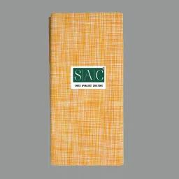 SAC SHREE APARAJEET CREATIONS Premium quality Men's Yellow Khadi print Khadi cotton lungi Self Design, Solid, Striped Men Dhoti-picture-3