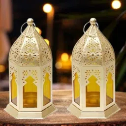 Yellow Iron Hanging Lantern-picture-13