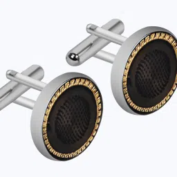 house of common Brass Cufflink & Tie Pin Set-image-96