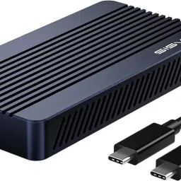 Acasis 40Gbps M.2 NVMe SSD Enclosure, USB-C Aluminum External Hard Drive Enclosure, 4 inch Compatible with Thunderbolt 3/4, USB 4.0/3.2/3.1/3.0/2.0, PORTABLE-31