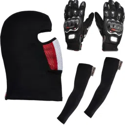 1 Pair Arm Sleeves, 1 Face Mask, 1 Pair Gloves -XL size Combo-image-89