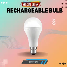 Rechargeable Emergency Bulb 12W for Power Cuts Backup 3hrs Cool Day LightAW321 3 hrs Bulb Emergency Light-85
