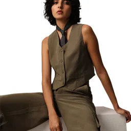 only Solid Women Waistcoat-picture-49
