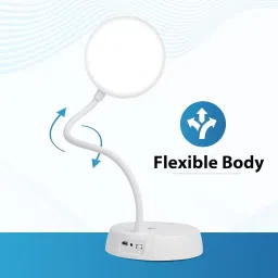 jasodanandan 3 Colour Mode LED Study/Table/Desk Lamp with Touch Sensor/USB-White Study Lamp image 5