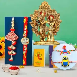 Designer RKBS111-RAKHI501 Assorted Rakhi Set-image-75