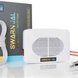 Swarnjal Aqua Voice + 20 Meter Wire) Water tank overflow alarm with loud human voice Wired Sensor Security System-7
