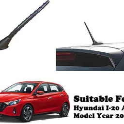 gs grow n shine Standard Quality Car Roof Decorative Show Antenna With Adhesive Tape (Sms_203) Flexible Aerial Rod with Adhesive Tape Antenna Suitable For - I-20 (2020) ASTA Whip Vehicle Antenna-picture-27
