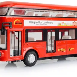 Double Decker London Bus with Metal Die-Cast-image-11