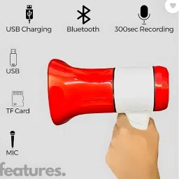 nilesawar X27 Mic11 Powerful and Lightweight Loud Megaphone Speaker with Built In Mic X27 Mic11 Powerful and Lightweight Loud Megaphone Speaker with Built In Mic Indoor, Outdoor PA System image 3