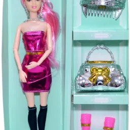 Pink Doll with Foldaable Hand and Leg-64
