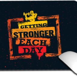 whats your kick Fitness | Yoga | Sports | Running | Printed Mouse Pad/Designer Waterproof Coating Gaming Mouse Pad For Computer/Laptop (Multi6) Non Slip Base Mousepad-image-66