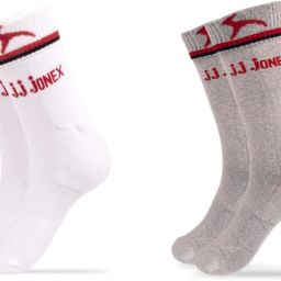 JJ Jonex White, Pink Uniform Sock-image-1