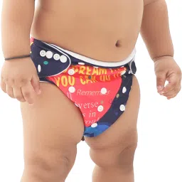 A Plus Printed Cloth Diaper With Polar Fleece-4 Layer inserts for Kids - M-image-23