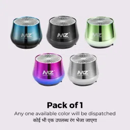 MZ (PORTABLE BLUETOOTH MINI SPEAKER) Dynamic Metal Sound with High Bass 5 W Bluetooth Speaker-9