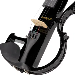 KEN-100 Electric Violin Black With Bow, Rosin and Hard Case 4/4 Electric Violin-image-3