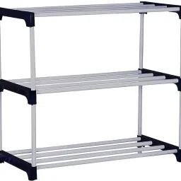 Lotspek 3 layer rack for multipurpose rack for bookshelf shoes rack for home Plastic Wall Shelf-image-27