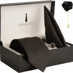 KRAWATTE Satin Tie & Cufflink-image-51