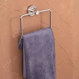 Rectangle Towel Ring Napkin Towel Hanger for Washbasin, Bathroom Steel Towel Holder-image-77