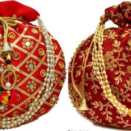 jivon Women Red, Maroon Potli-picture-11