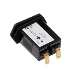 wowobjects WowObjects® Professional DC 12V -36V Plastic Hour Meter Engine Hour Meter Timer Meter 6 Digit Display Rectangular Meter for Truck Boat Car Tractor | Color- Black image 5