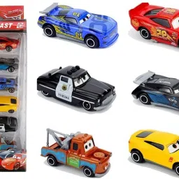 Metal Die-cast Black Storm push and Go 6 pcs car Set Metal Vehicles Car Set-image-28