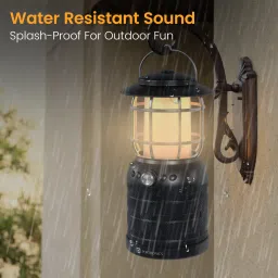 Portronics iLumi II 16W HD Sound Bluetooth Speaker With LED Lamp,2 LED Lantern Lamp Mode 16 W Bluetooth Speaker image 3