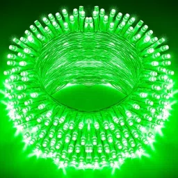 40 LEDs 11 m Green Steady Bulb Rice Lights-6