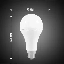 12W B22 LED Emergency Bulb (White, Pack of 1) – 4-Hour Backup Light 4 hrs Bulb Emergency Light-27