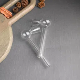 Glass 4 Inch Oil Burner Pipe with Keep Borosilicate Glass Outside Fitting Hookah Mouth Tip-image-39