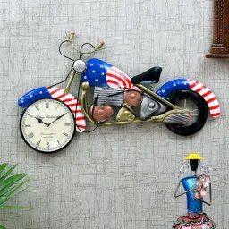 craft tree Blue Iron Flair Novelty Wall Clock-picture-44