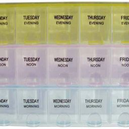 1 week Medicine Big Size Weekly 3 Time Plastic Pill Box | Medicine/Pill Storage Box Pill Box-27
