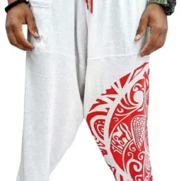 Printed Cotton Men Harem Pants-image-31