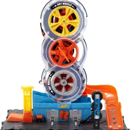 City Super Twist Tire Shop Playset-43