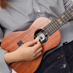 imaginea Nylon Ukulele String for Soprano, Concert, Tenor, 1-A, 2-E, 3-C, 4-G with Tuner Concert Ukelele Strings image 4
