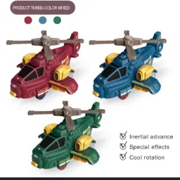 wonder creatures 2 in 1 helicopter with robot push and go image 3