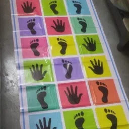 Baby Gym Activity Mat with Hand Foot Print-image-6