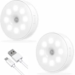 ZUKHRUF 8 LED Automatic LED USB Charging Wireless Sensor Wall Light (Pack of 2) Smart Sensor Light-picture-17