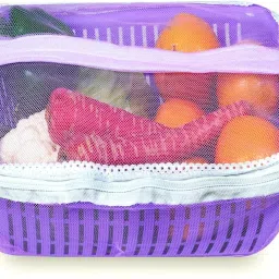 fruits basket with net cover Plastic Fruit & Vegetable Basket-image-9