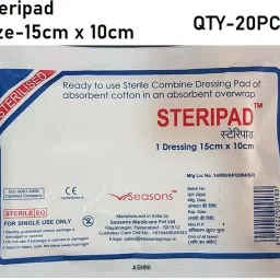 Steripad for Dressing Sterilised Gauze pad 15cmx10cm 20pcs Sterile Gauge Roll-image-8