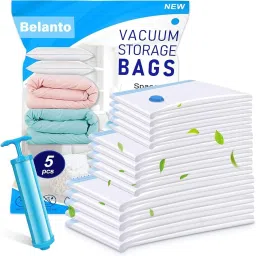 5Pack Vacuum Compression Storage Bags With Pump,Space Saver Sealer Bag DN473 High Volume Storage Vacuum Bags-image-32