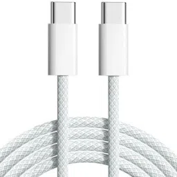 Orionis Type C 6 A 1 m Nylon Braided USB-C to USB-C Woven Charge Cable – 60W Fast Charging & Data Sync || USB-C charging Cable || USB-C To Type C Cable || C Type Cable-26