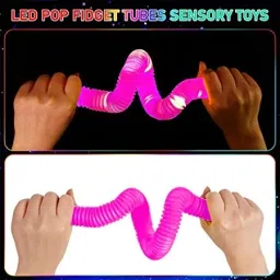 crazybuy Light Up Pop Pipes Set in 6 pcs of Set | All Pipes Color are Different image 4
