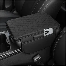 Car Center Console Armrest Cover Pad – Fashion PU Leather, Universal Fit Car Armrest Pad Cushion-image-29