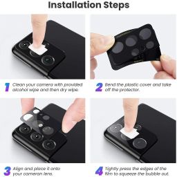Casesily Camera Lens Protector for Apple iPhone 11 Scratch Resistant 9D Rear Camera Glass Protector image 5