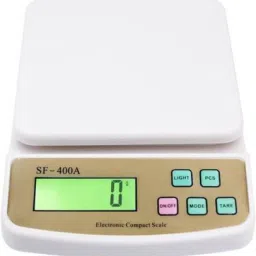 BOJ SF-400A Weighing Scale10kg x 1g Kitchen Scale Balance Multi-purpose weight measuring machine Weighing Scale (White) Weighing Scale-12