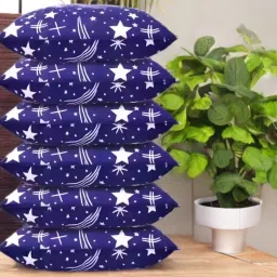 LUXURY Polyester Fibre Solid Sleeping Pillow Pack of 6-image-58