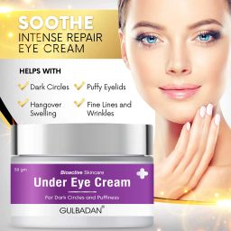 gulbadan Under Eye Cream Enriched with Natural Oils to Remove Dark Circles & Wrinkles image 2