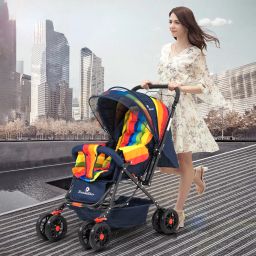 staranddaisy Reversible Baby Stroller and Pram with Mosquito Net and Wheel Breaks Stroller image 2