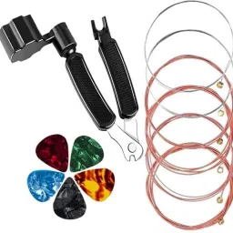 Acoustic Acoustic Guitar String set with String winder and 5 Picks Guitar String-6