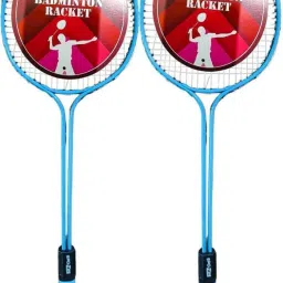 spo zone Premium Quality Badminton Racket And Shuttle Cocks With Net Combo 268 Badminton Kit image 2